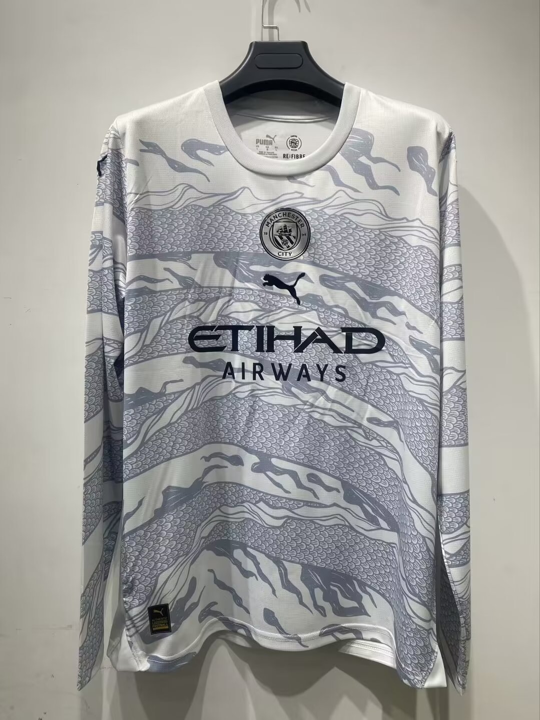 AAA Quality Man City 23/24 Special White Dragon Long Jerseys